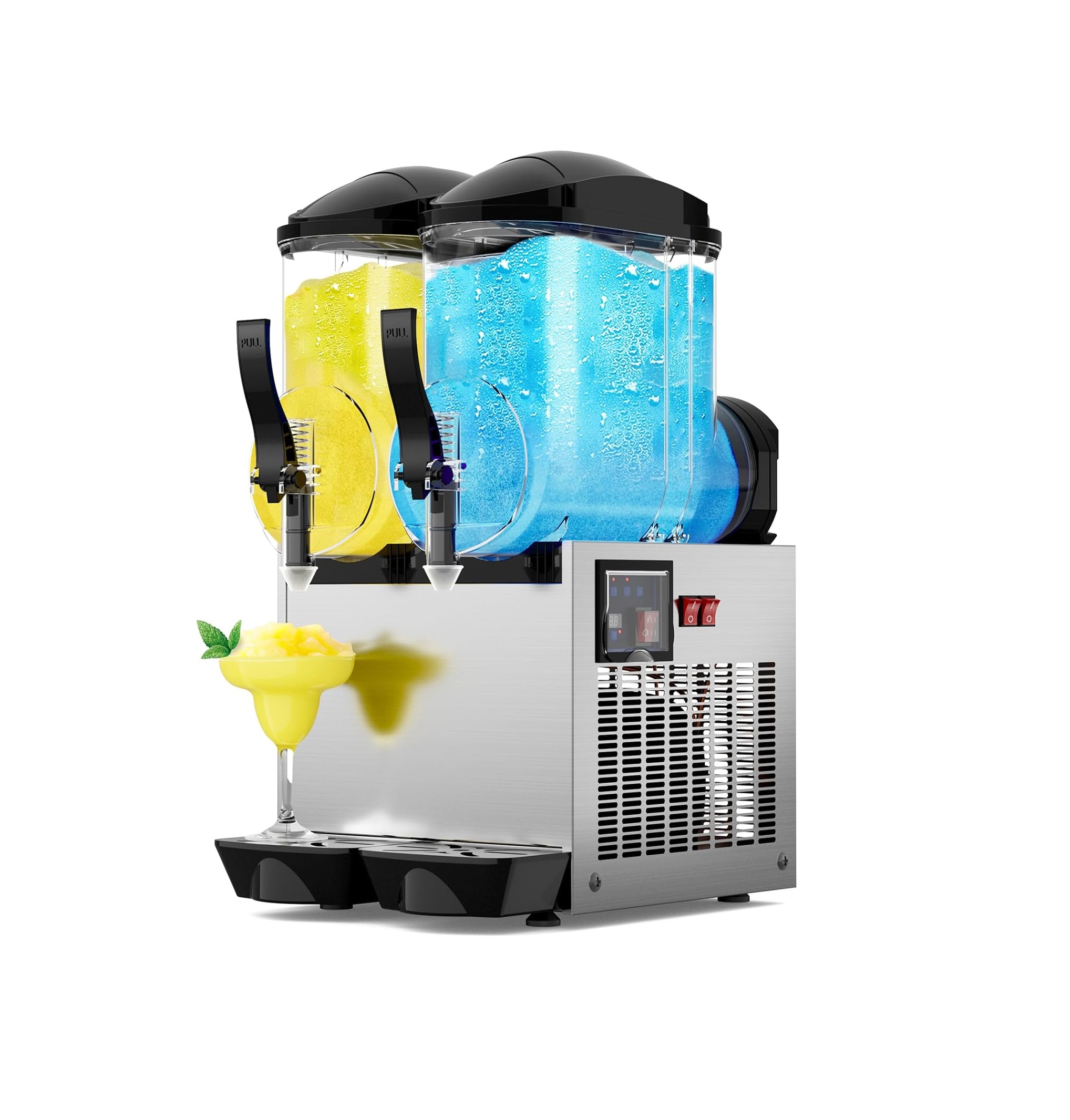 Granizadora Mojgar: 30L, 1100W, con Autolimpieza y Control de Temperatura