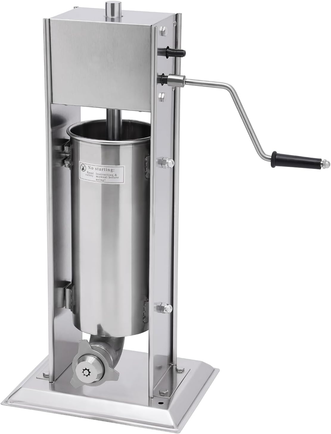 Máquina Manual para Hacer Churros LOYALHEARTDY: 5L, Acero Inoxidable, 4 Boquillas  