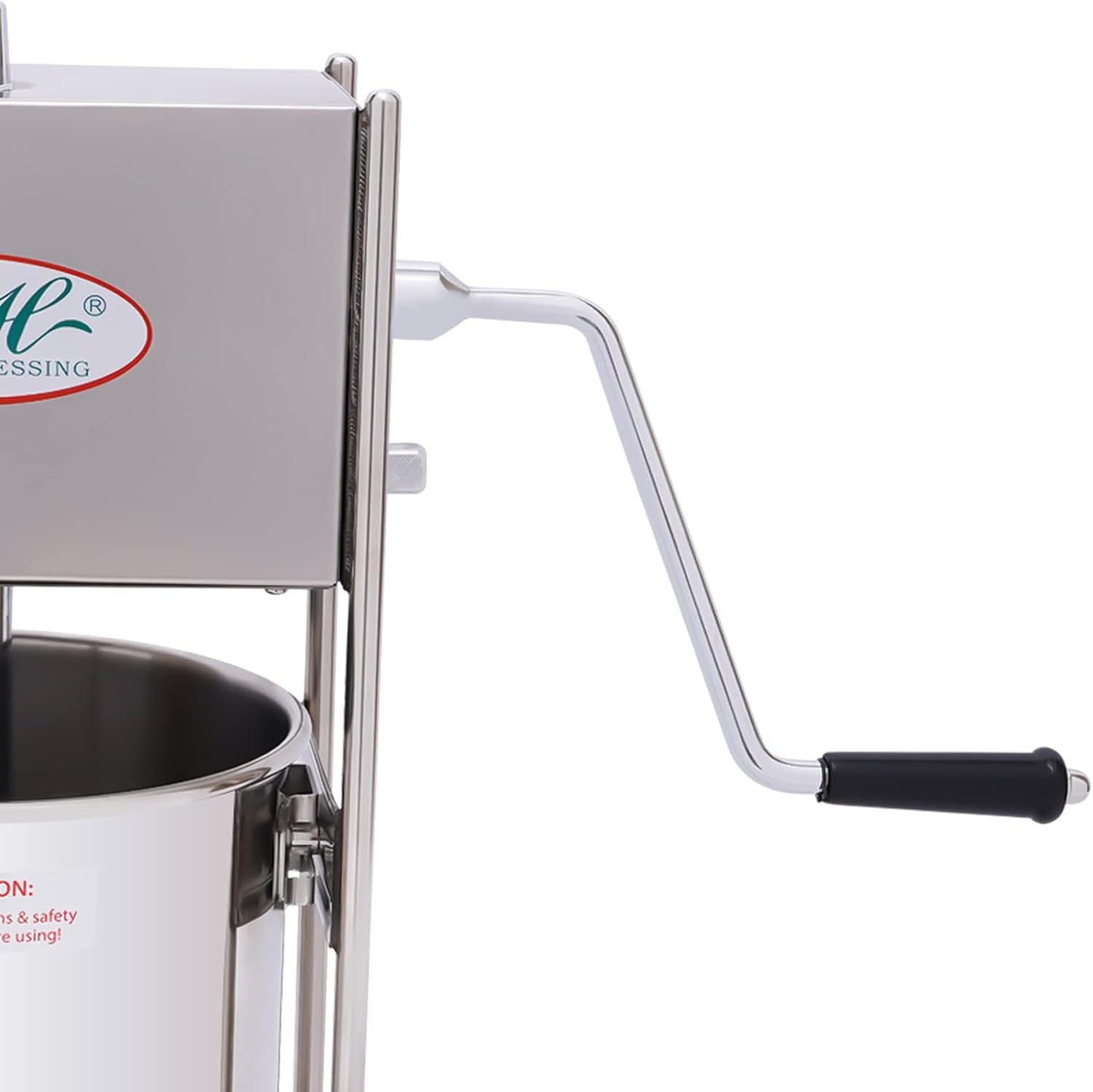 Máquina de Churros Comercial HuaShuani: 5L/1.32 Galones, Acero Inoxidable, 4 Boquillas 