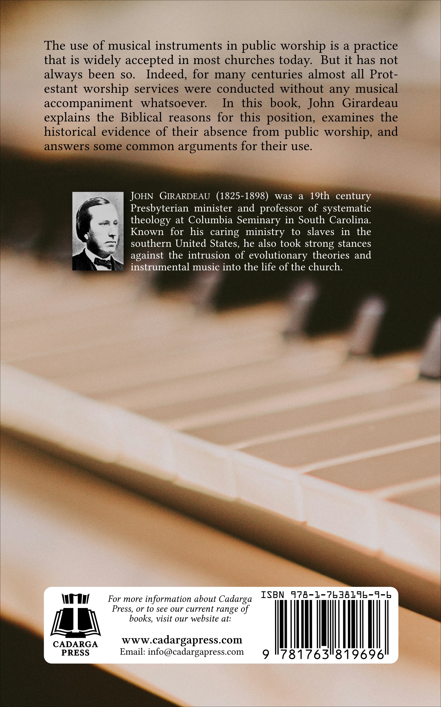 Instrumental Music in the Public Worship of the Church