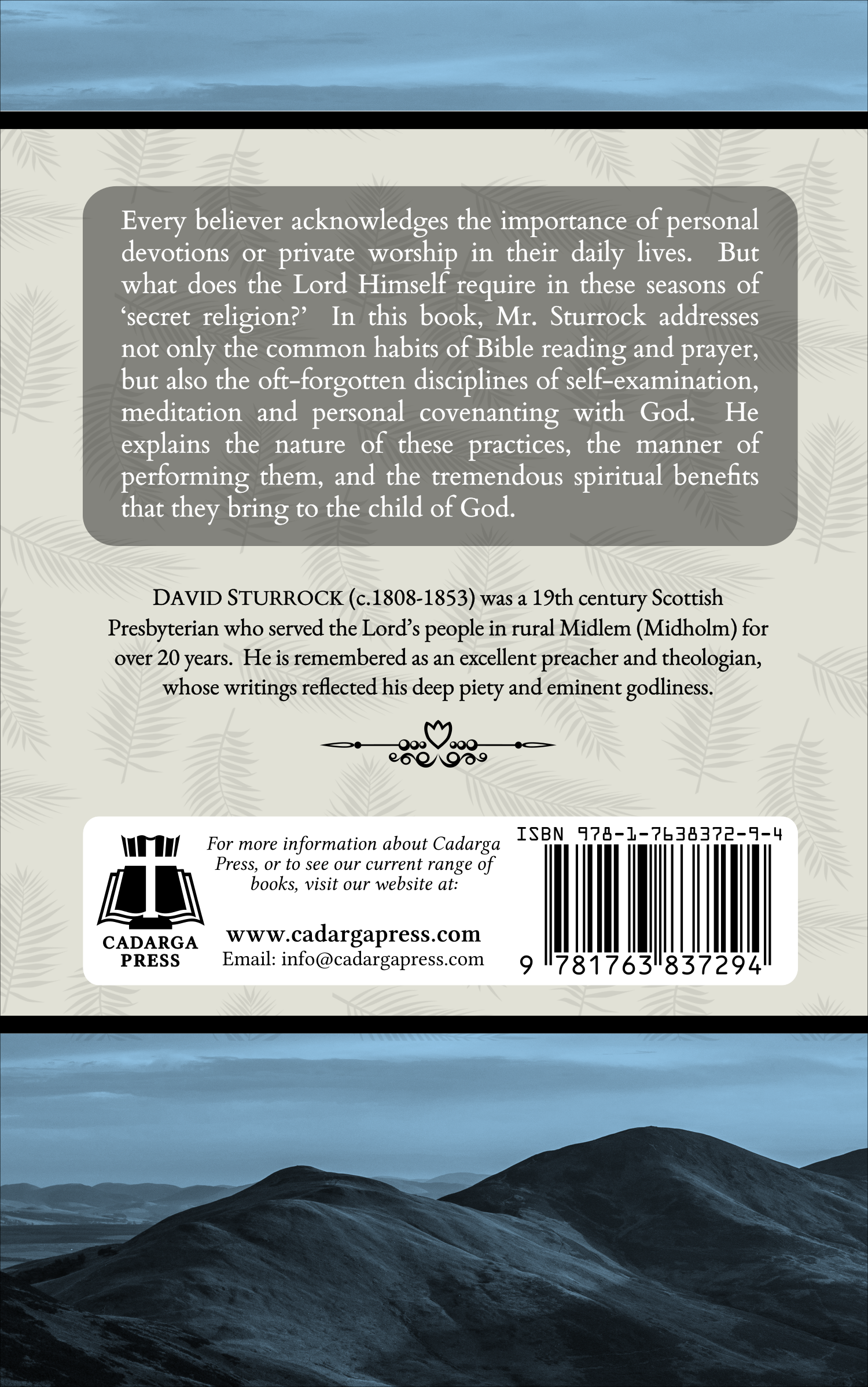 The Duties of Secret Religion