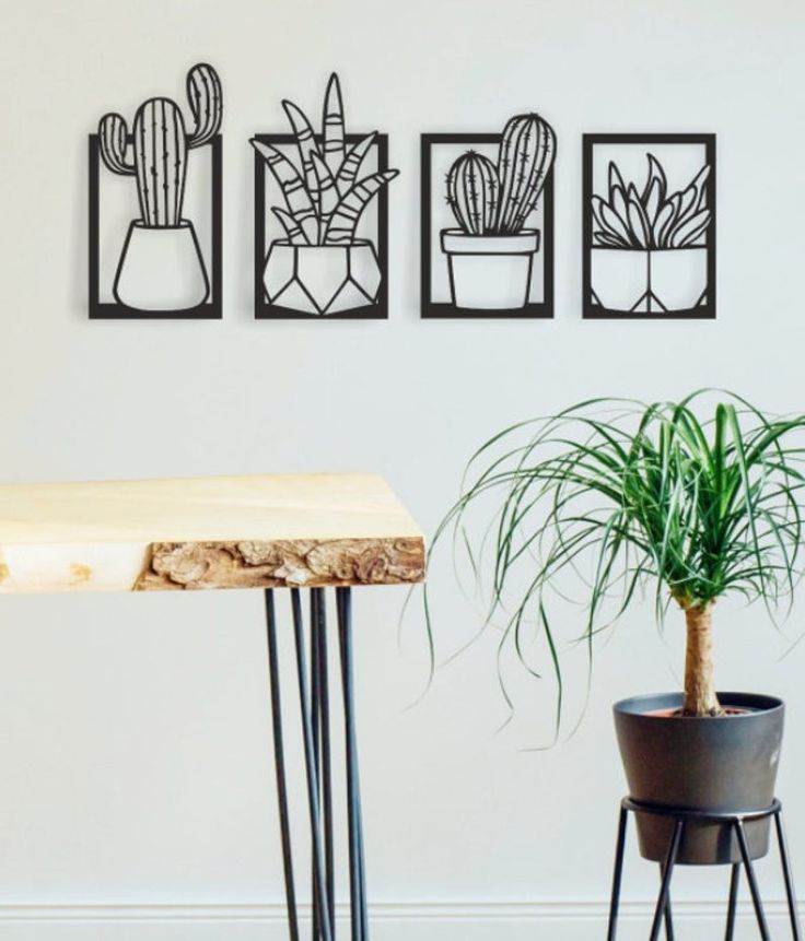 Cuadros decorativos de cactus