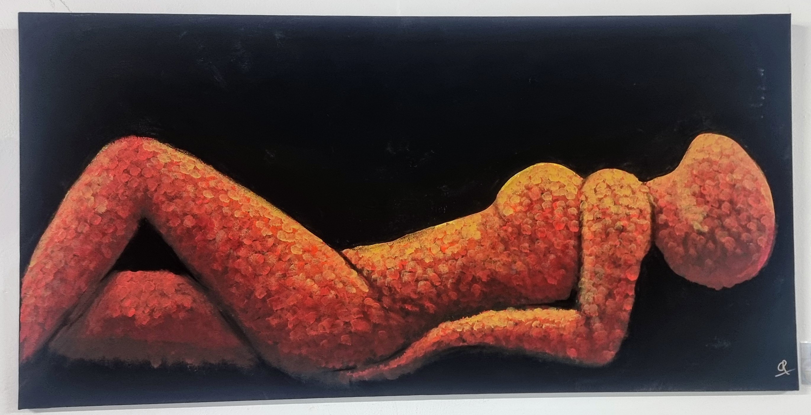 Large Original Art - Lay with the Flames