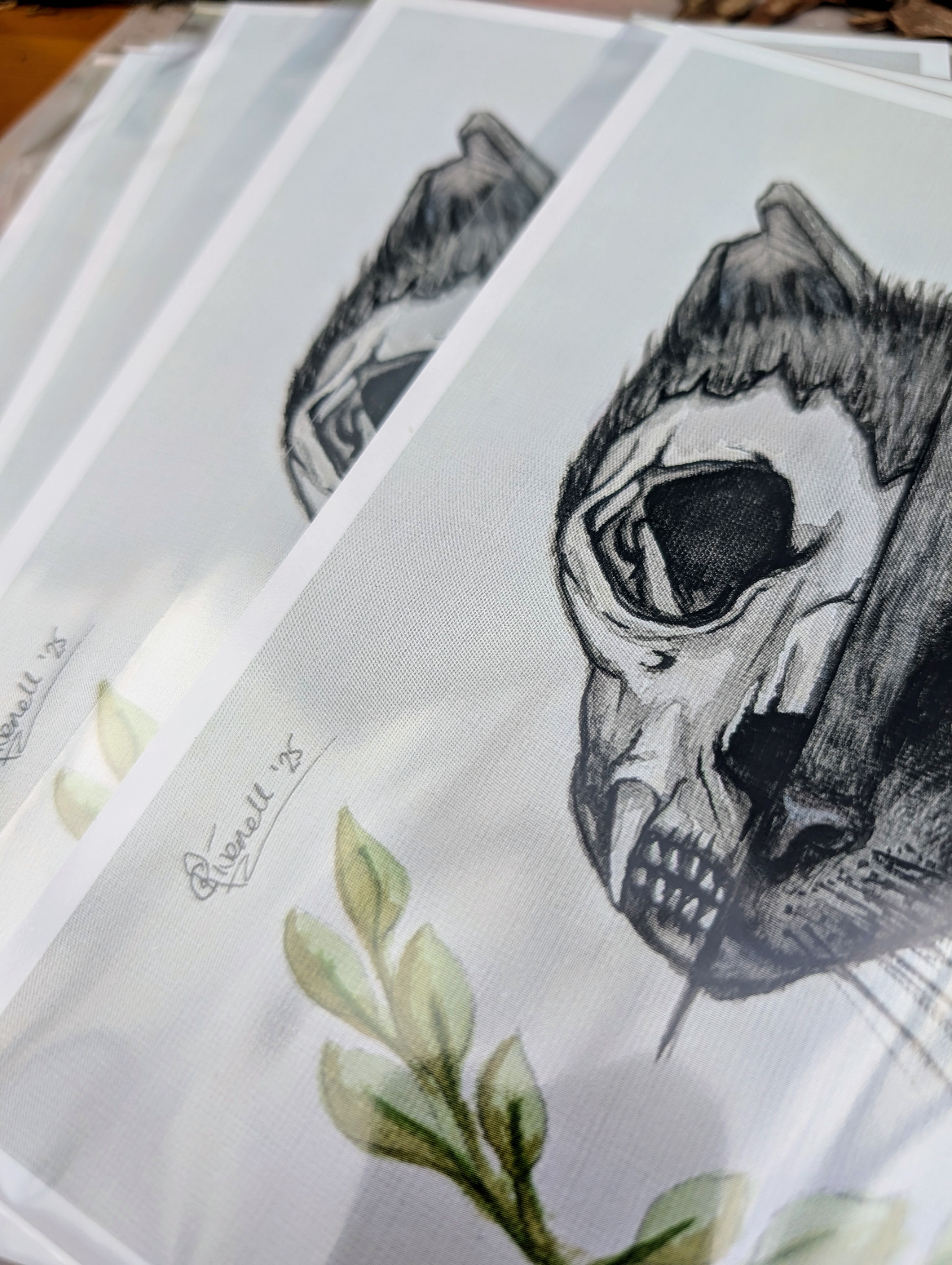 A5 Fox/Cat Art Print