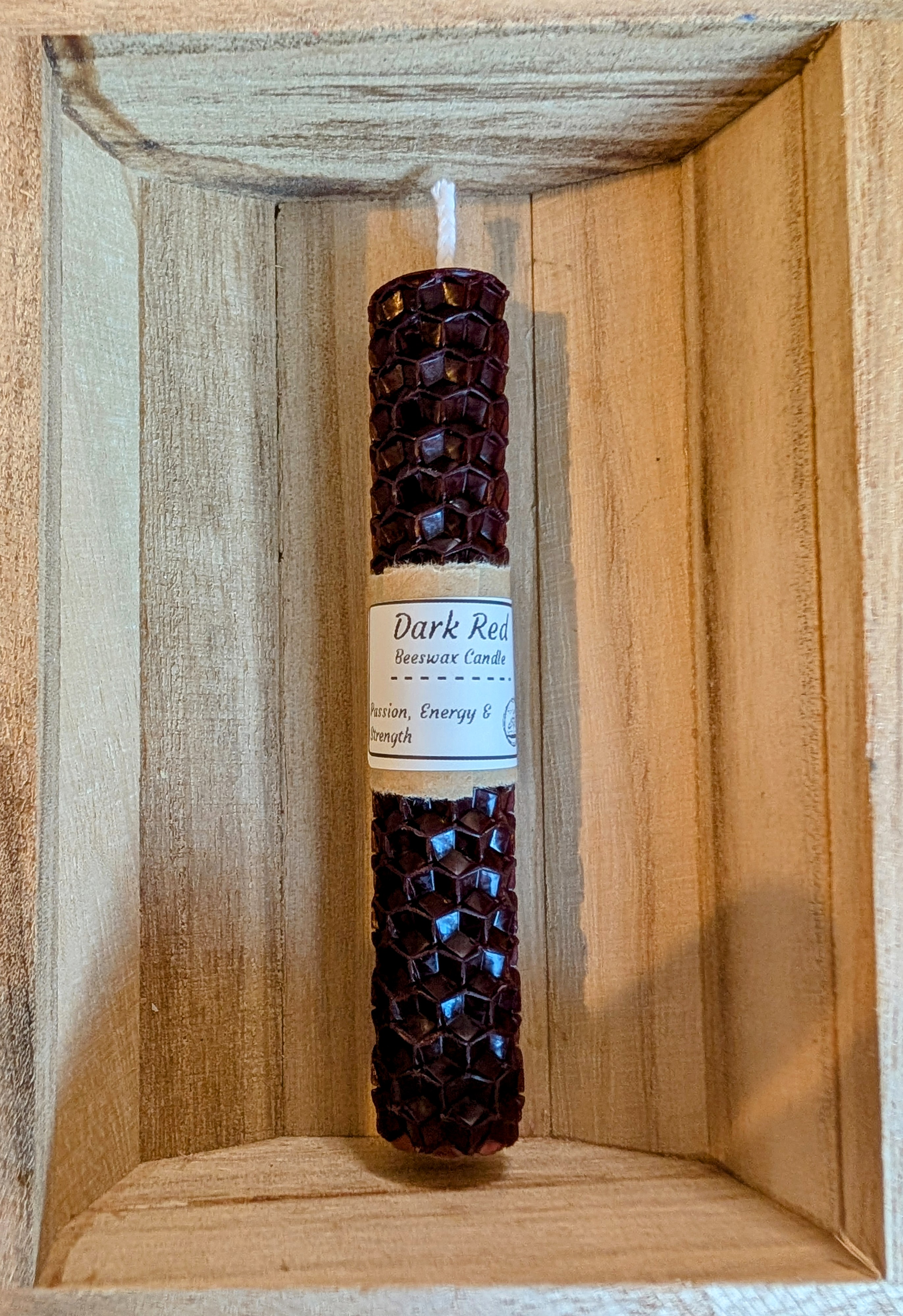 Coloured Beeswax Candle