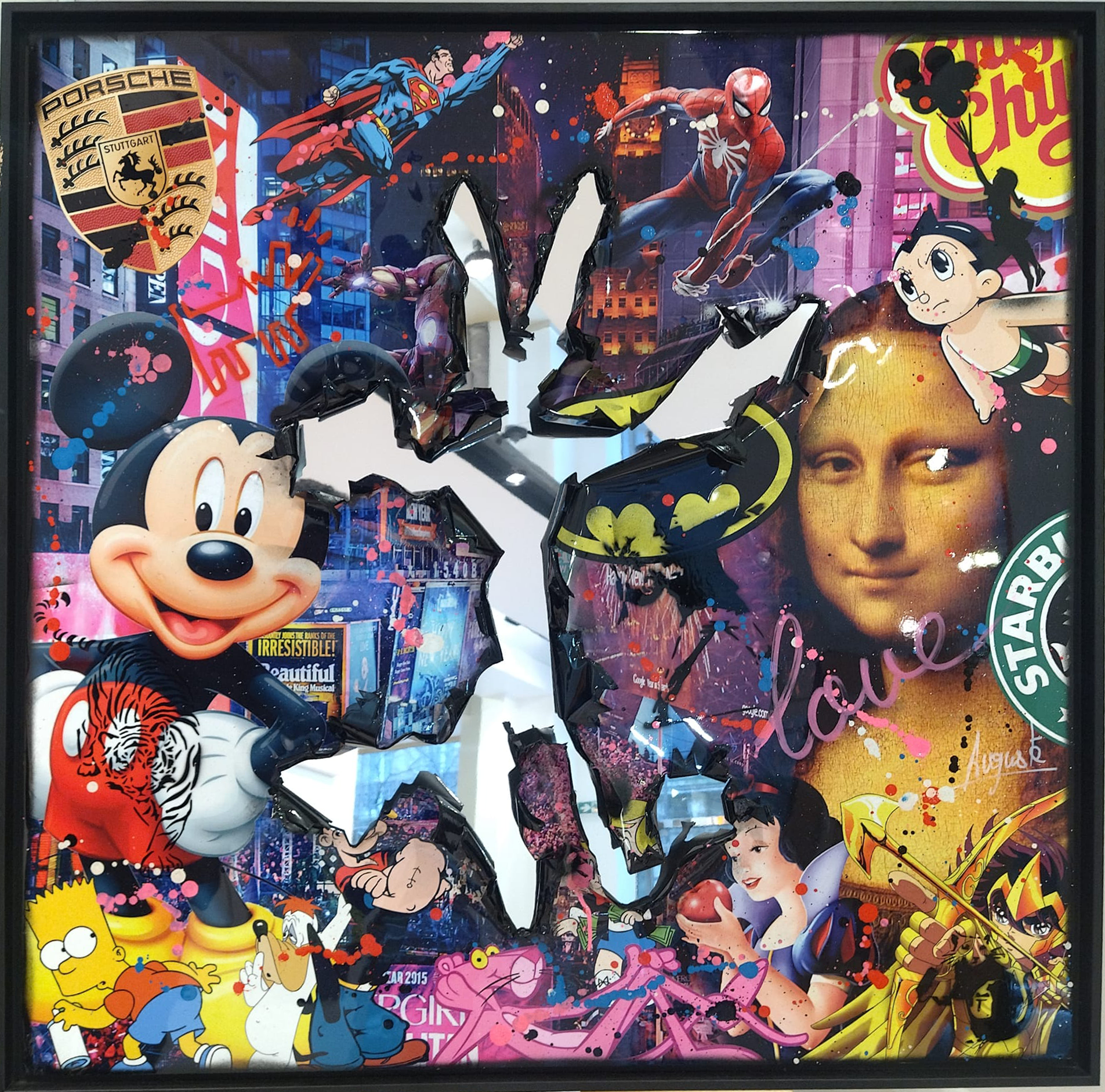 Mona Lisa splash Coyote