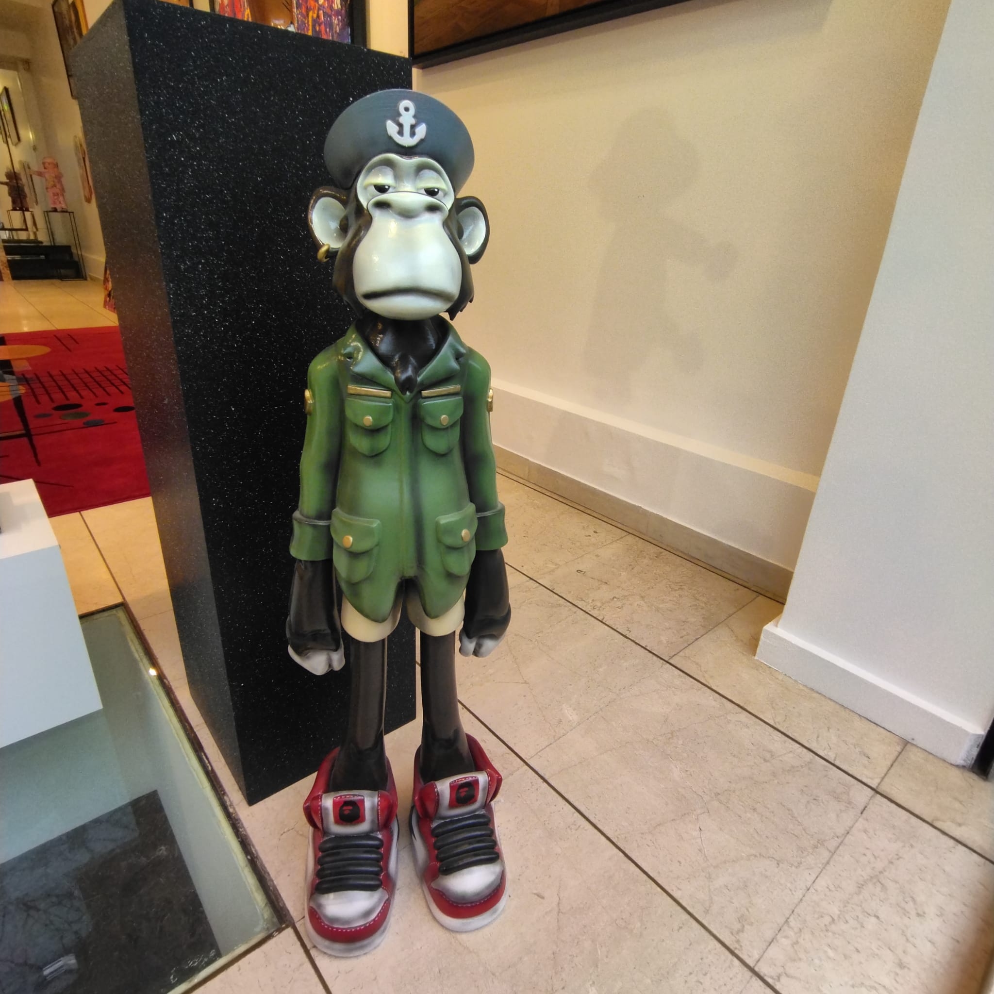 Statue de singe NFC