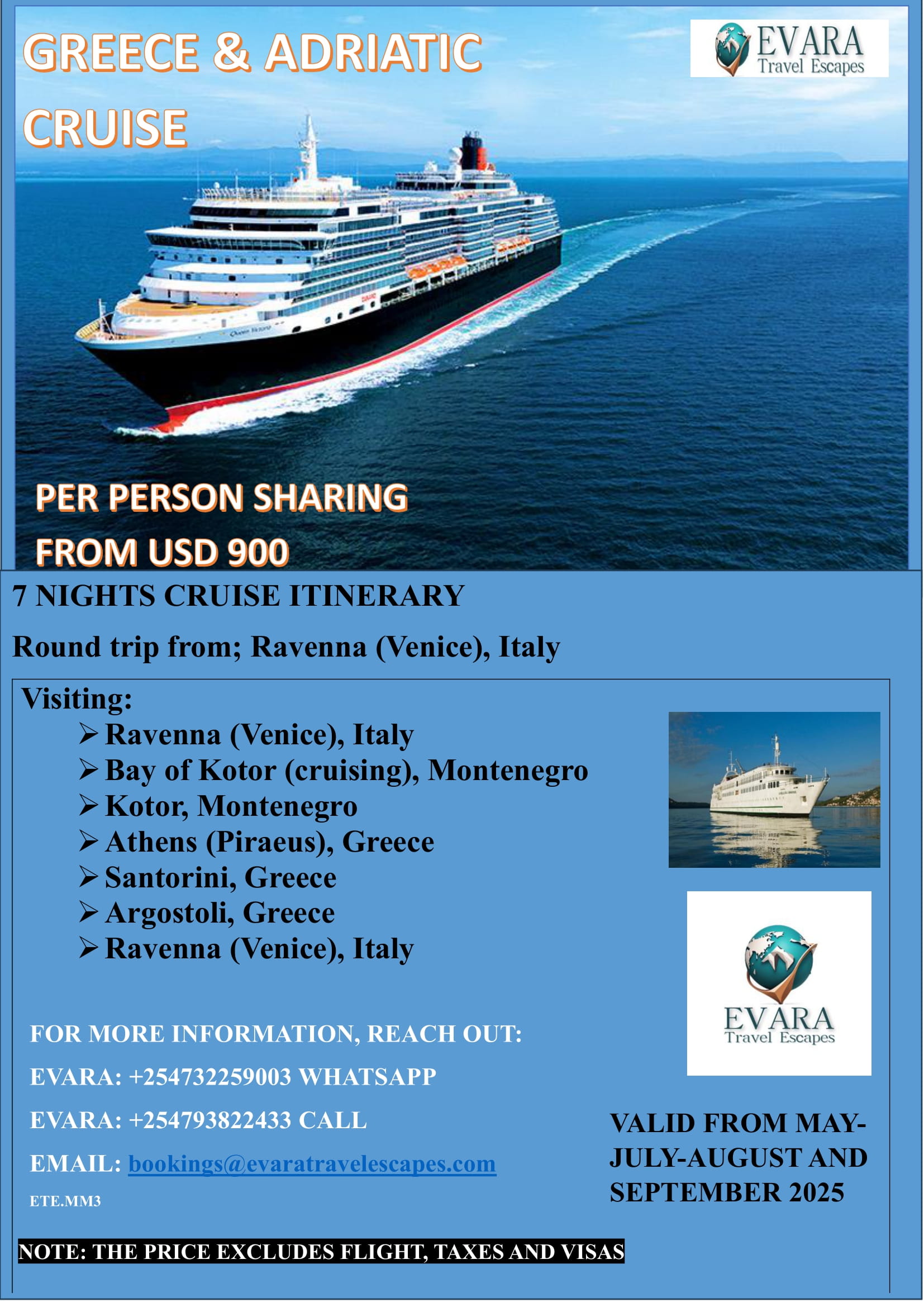 7-Night Greece & Adriatic Cruise Adventure