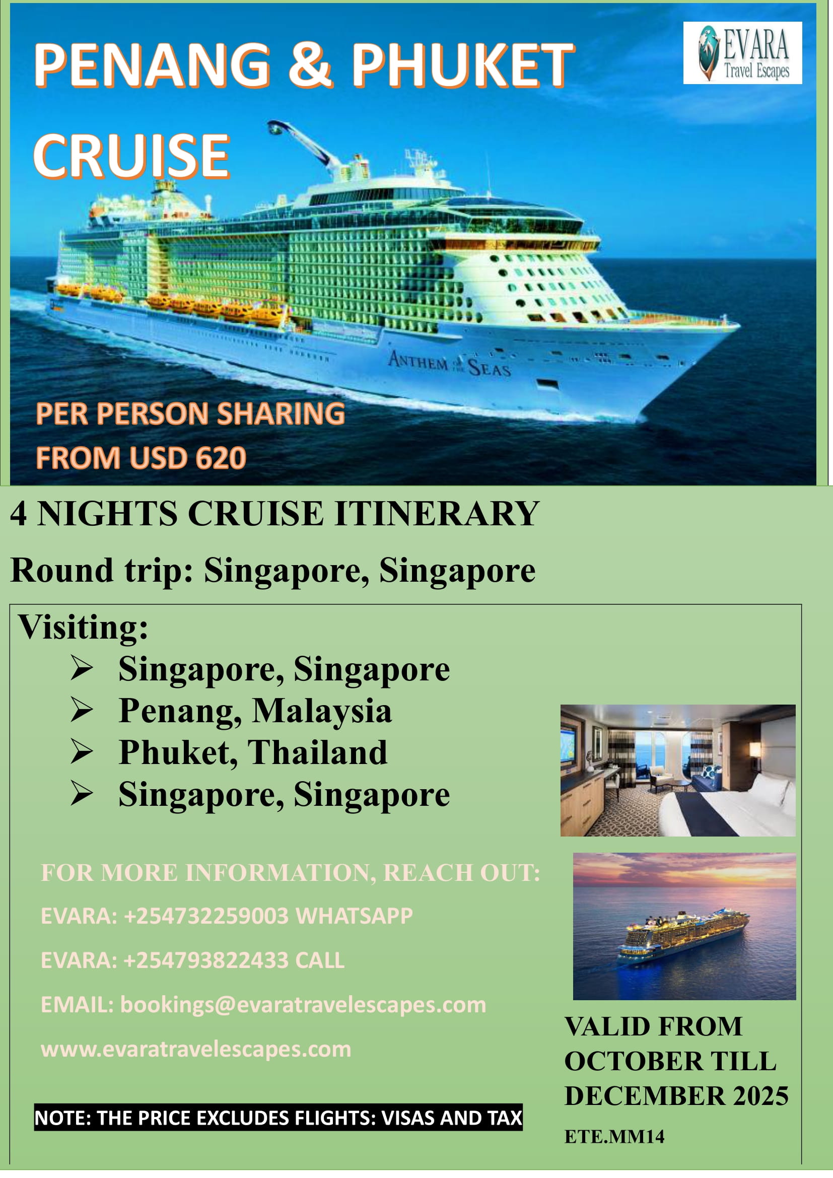 4 Night Penang & Phuket Cruise
