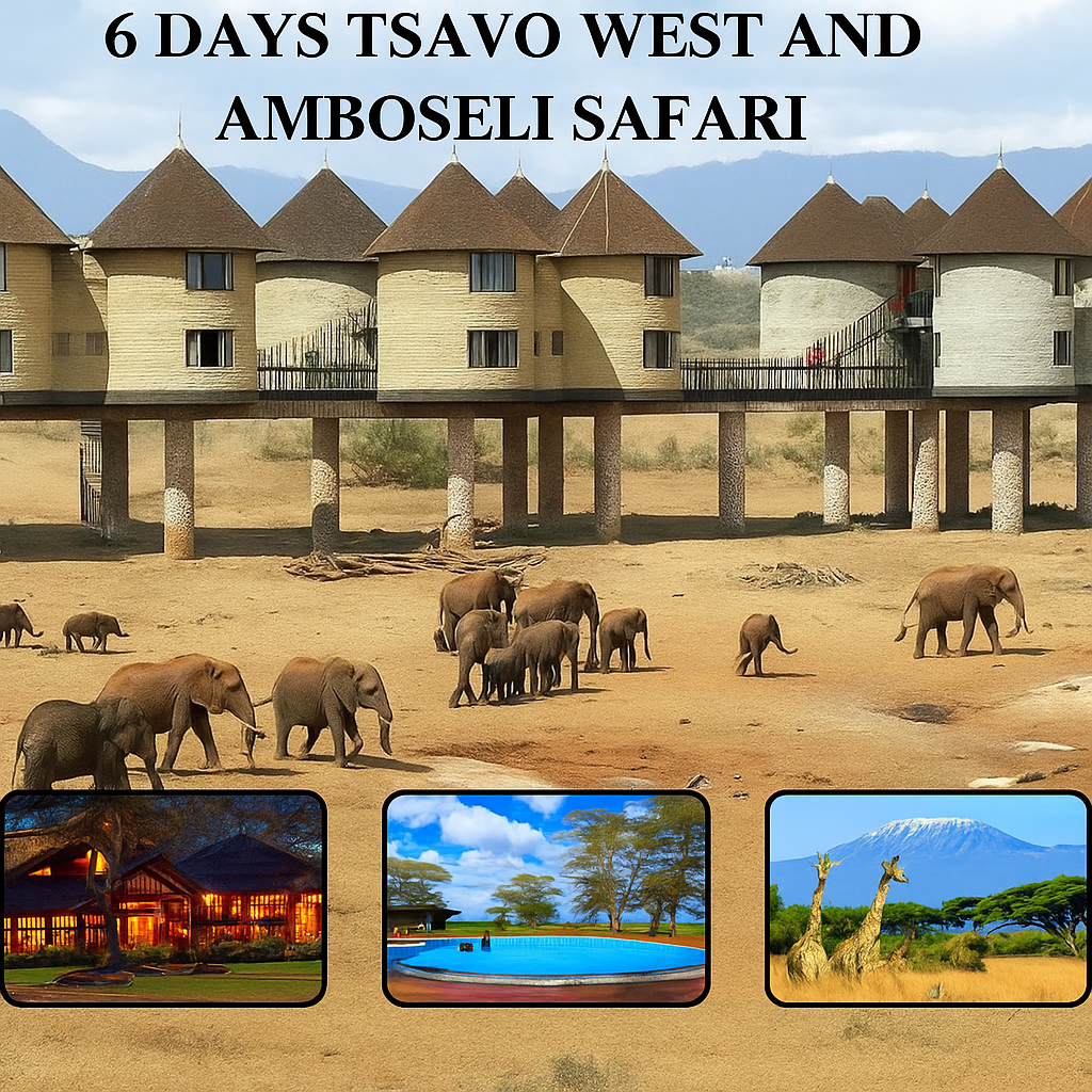6-Day, 5-Night Tsavo West and Amboseli Safari