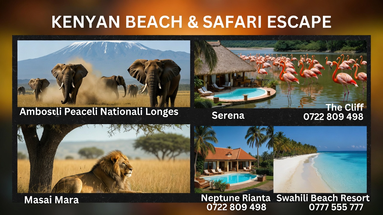 9 Day Luxury Kenyan Beach & Safari Escape