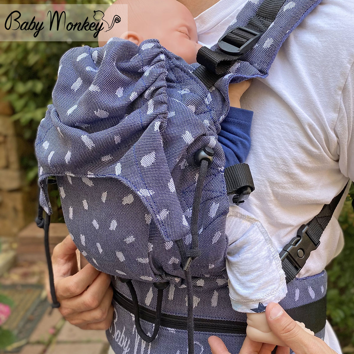 BabyMonkey® Regolo Runa - Baby Draagzak Notte Blue
