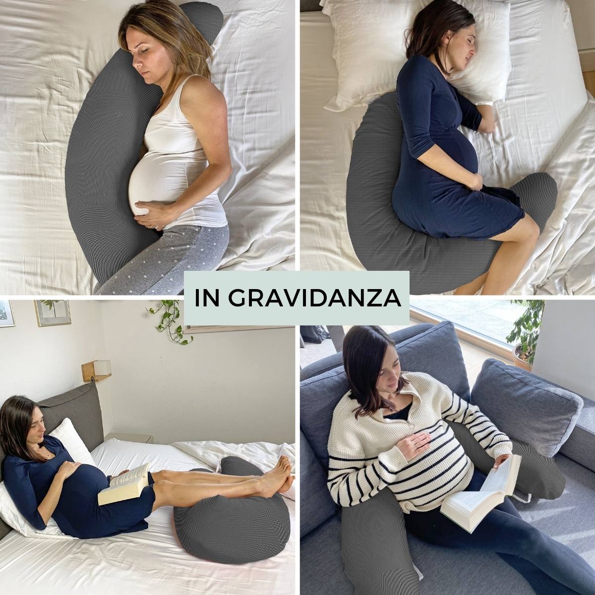 BabyMonkey® Voedingskussen Zwart