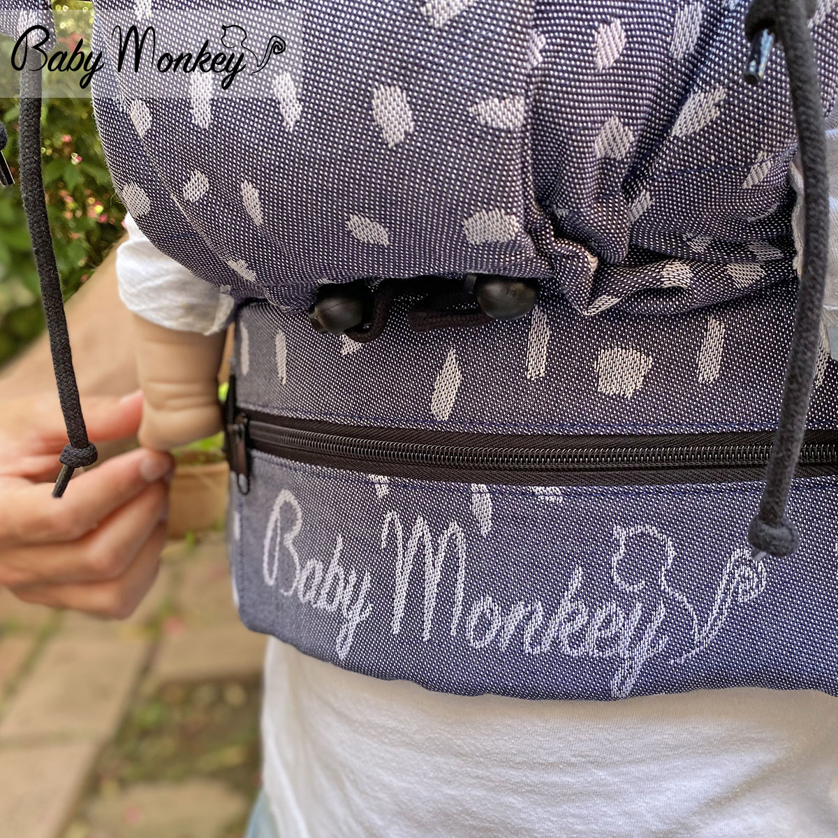BabyMonkey® Regolo Runa - Baby Draagzak Notte Blue