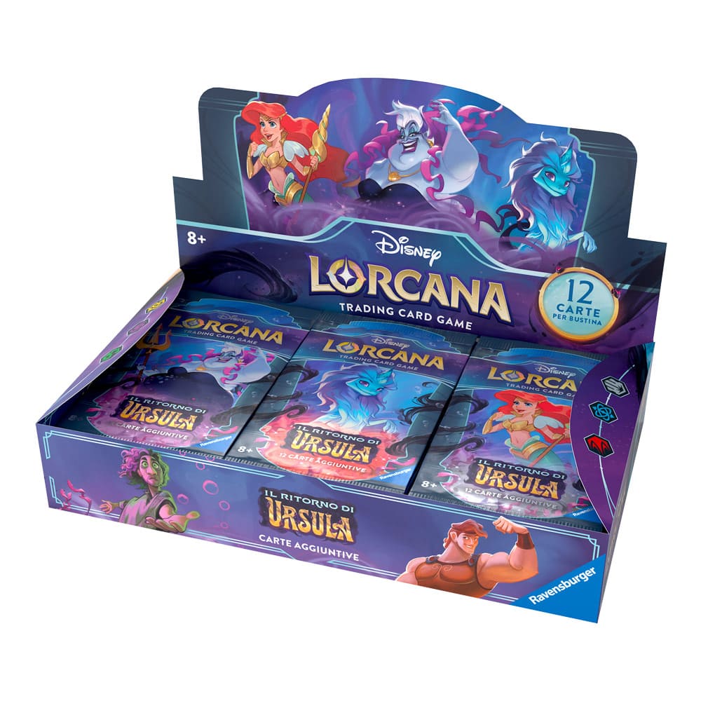 Disney Lorcana Il ritorno di Ursula Booster Box 24 bustine