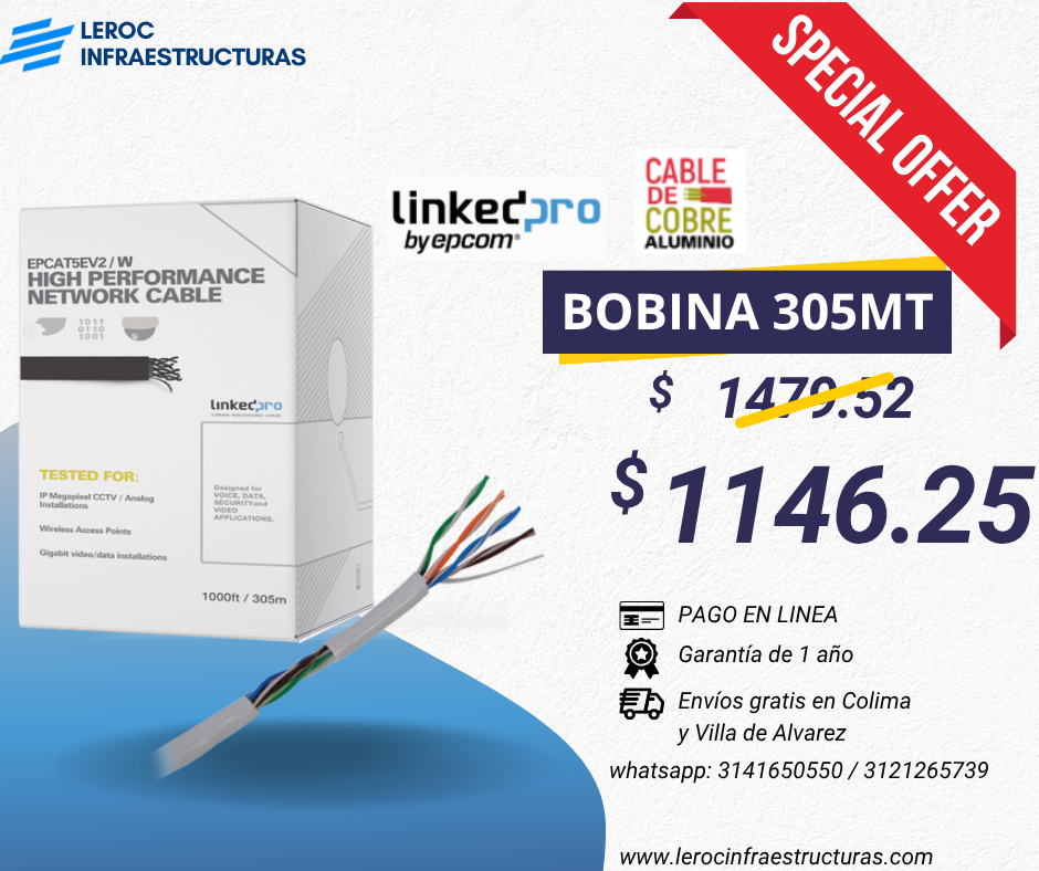 Cable de red de alto rendimiento