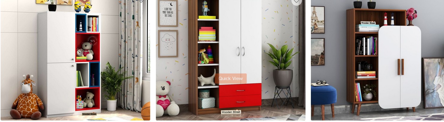 Wooden Kids Wardrobes