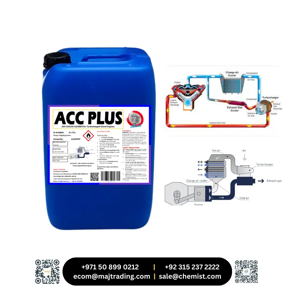 Alkemist: ACC PLUS Premium AIR COOLER CLEANER for Turbocharged Diesel Engines