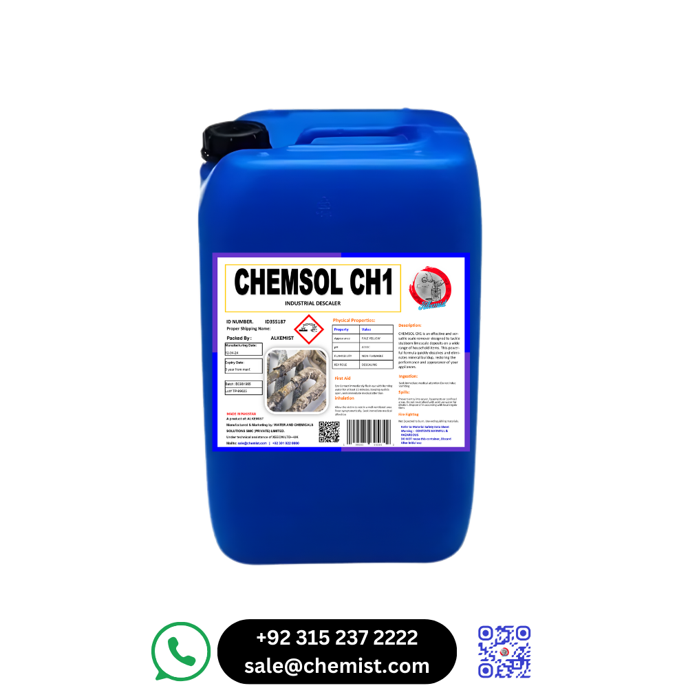 CHEMSOL CH1 Descaling Liquid for Boilers, Condensers & Geysers | Effective & Safe Cleaning Solution | Available in UAE & Pakistan