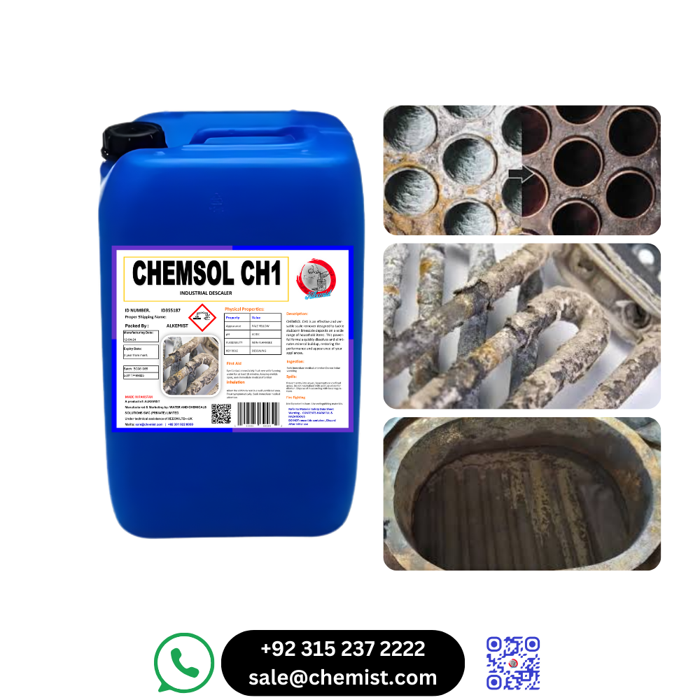 CHEMSOL CH1 Descaling Liquid for Boilers, Condensers & Geysers | Effective & Safe Cleaning Solution | Available in UAE & Pakistan