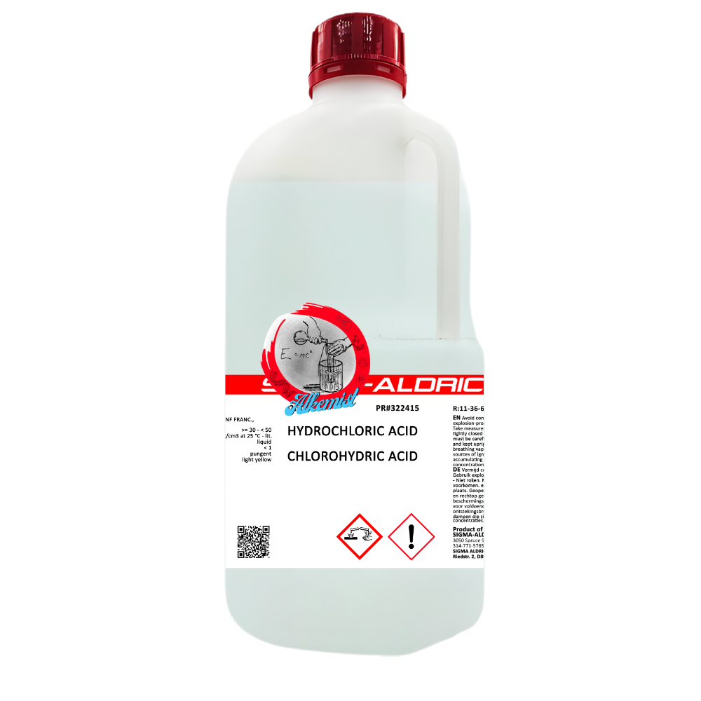 Hydrochloric Acid, 37% AR/ACS | CAS Number: 7647-01-0