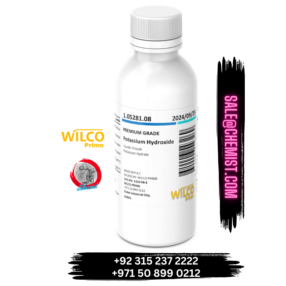 Potassium Hydroxide Flakes – 90% Purity |  Alkemist | 1 kg