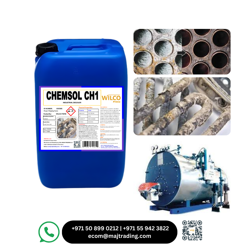 CHEMSOL CH1 Descaler Liquid | Effective Scale Remover for Boilers, Geysers, Piping & Heating Systems – Alkemist 