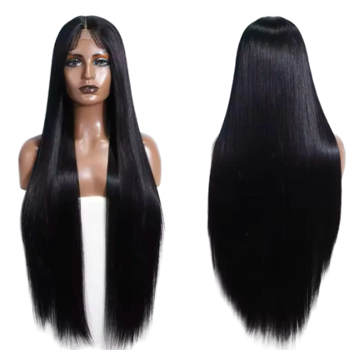 Synthetische silky straight haar Nancy pruik 75cm