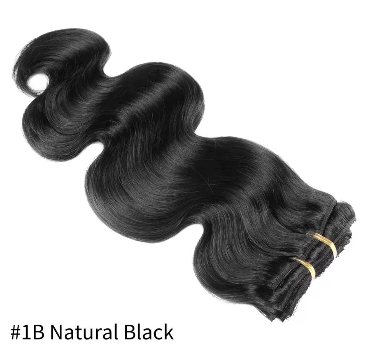 Clip in echt haarextensions body wave  55cm