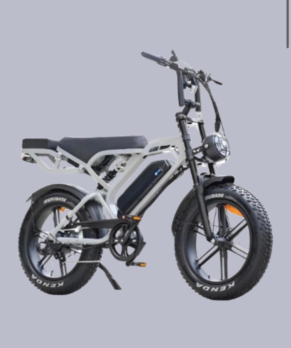 Fatbike V20 pro hydraulische remmen kleur nardo grey