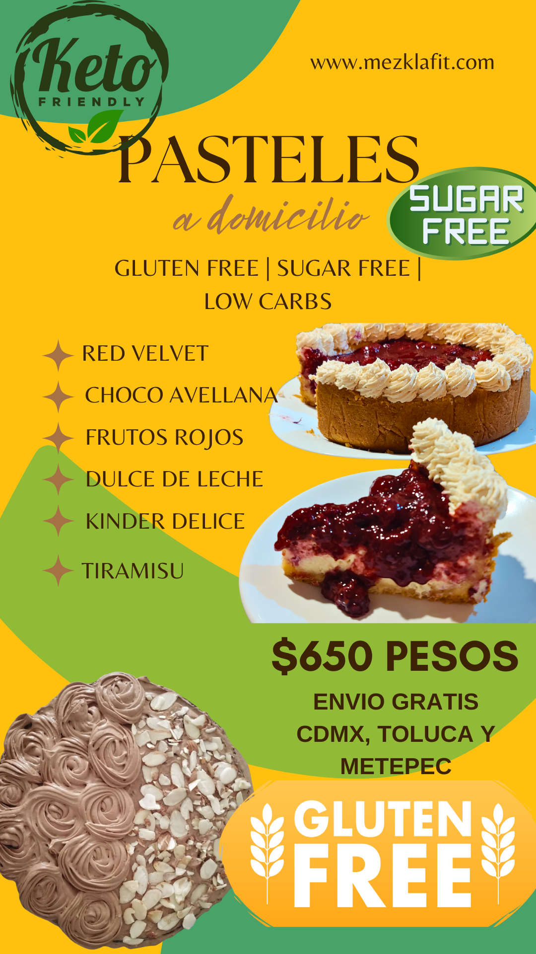 Pastel de frutos rojos