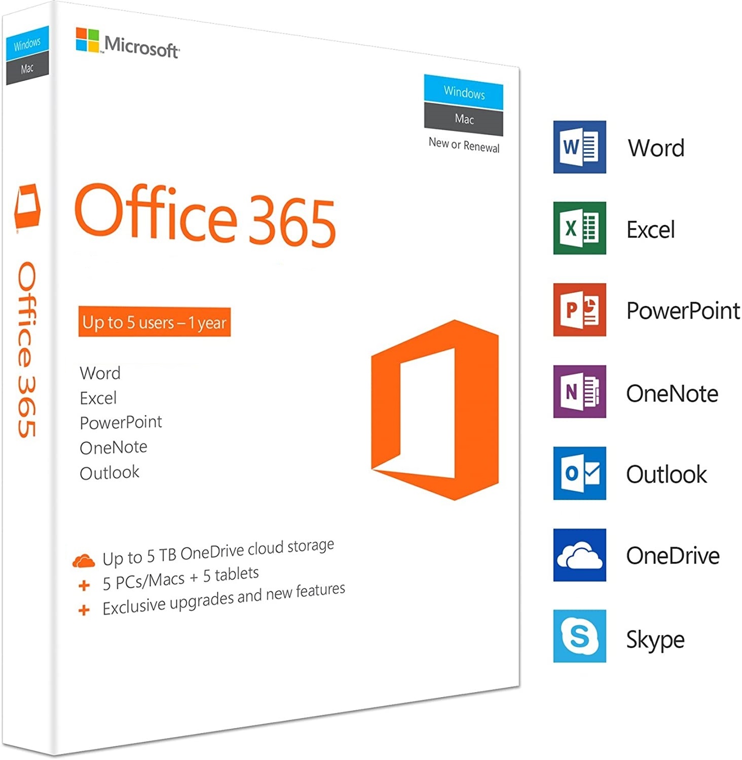 Office 365 - 5 dispositivos multiplataforma
