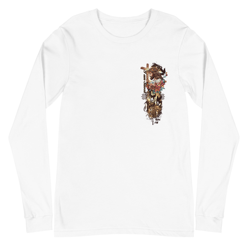 Artistic Long Sleeve Jesus T-shirt