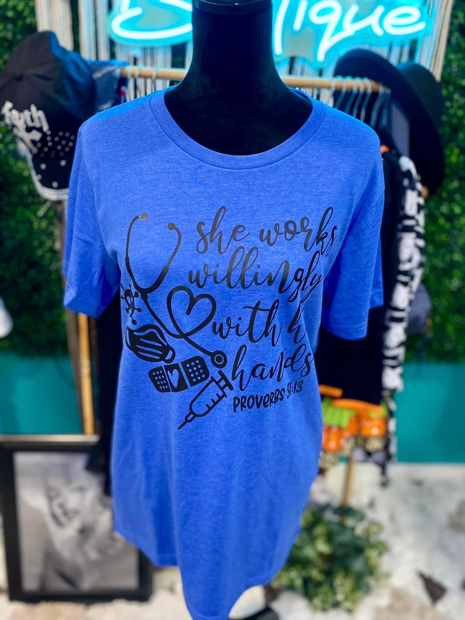 Blue Graphic T-Shirt