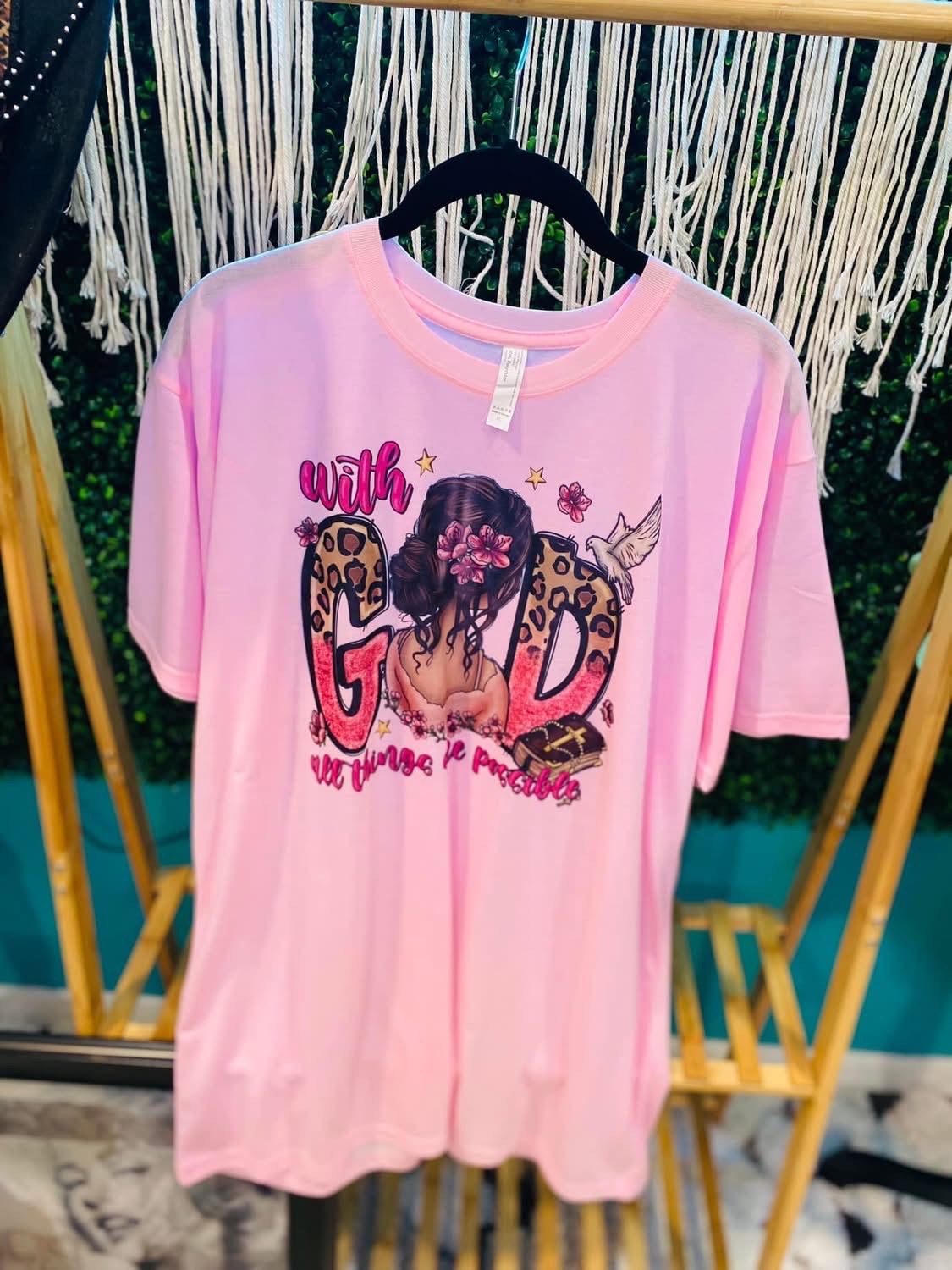 Pink Graphic T-Shirt