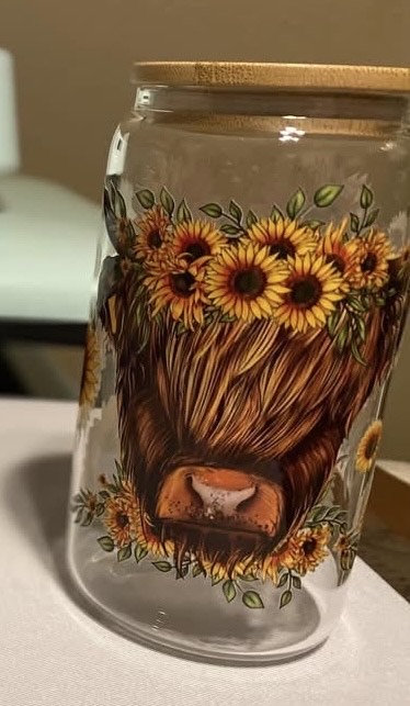 Decorative Frosted Glass Jars