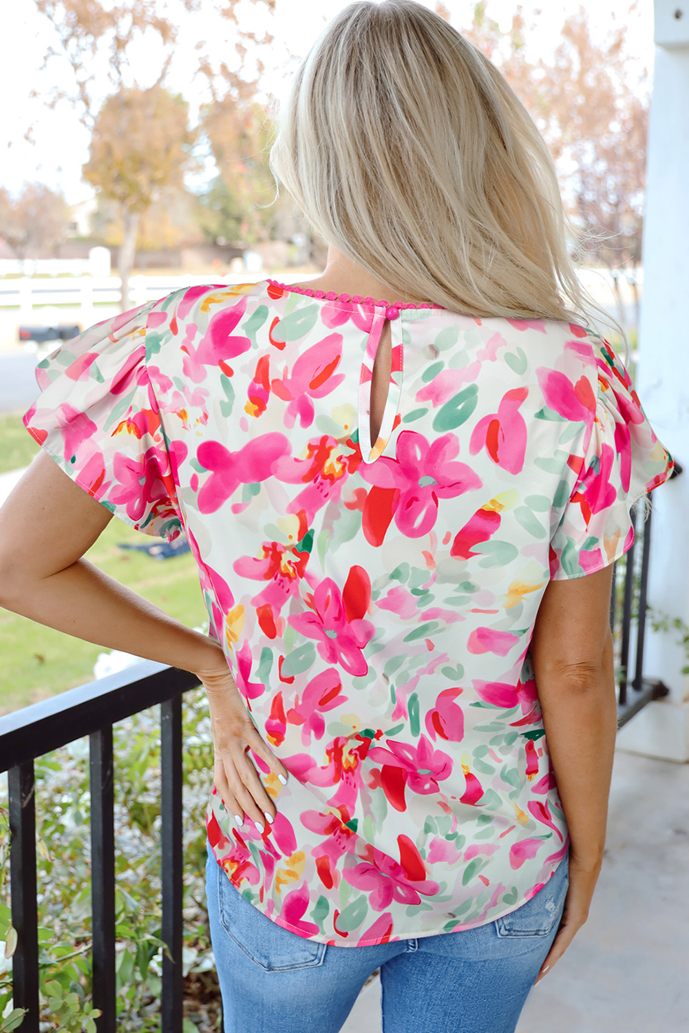 Floral Print Blouse
