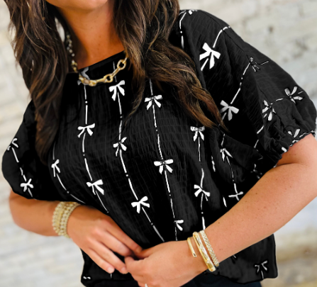 Women's Black Blouse