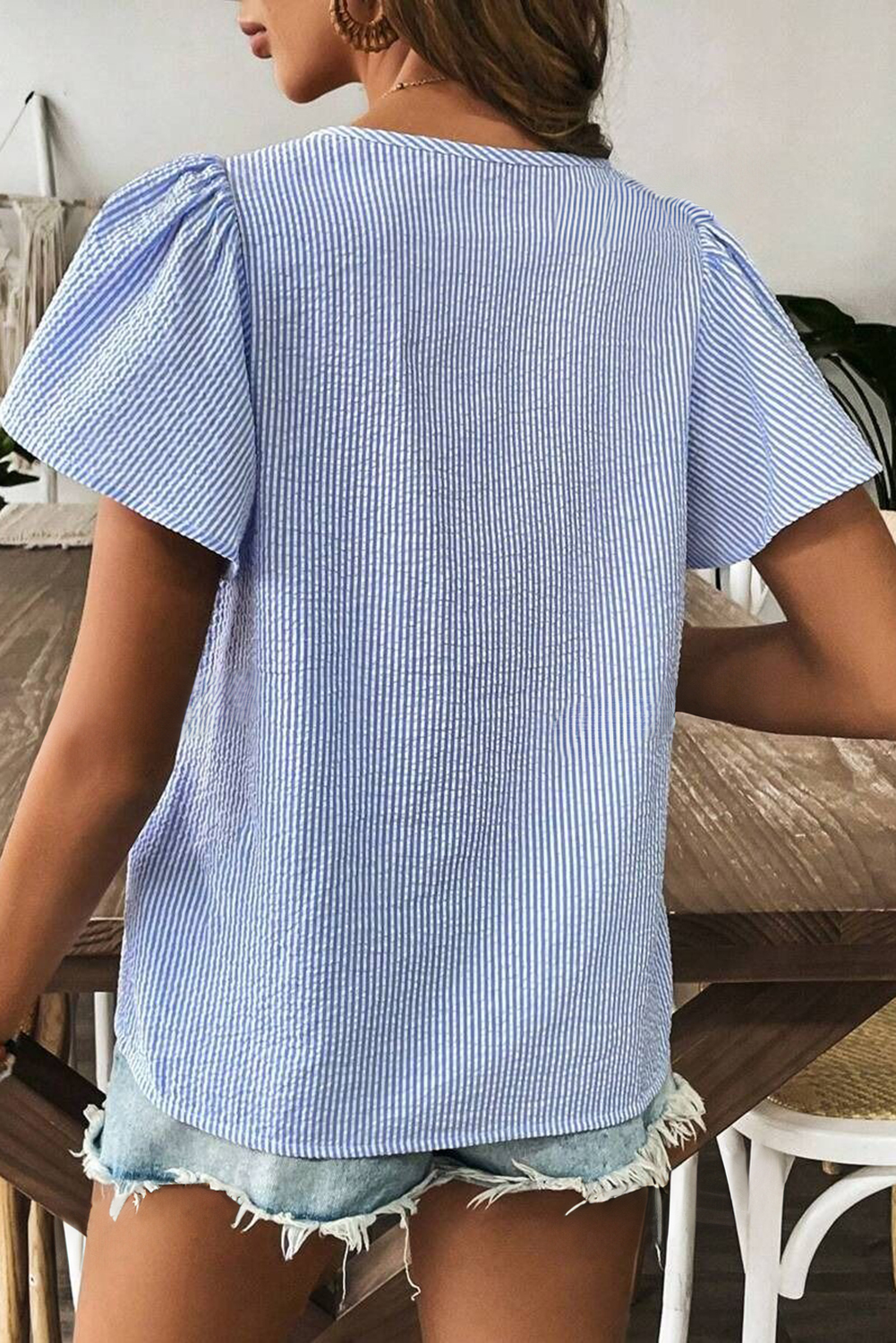 Embroidered Boho Top