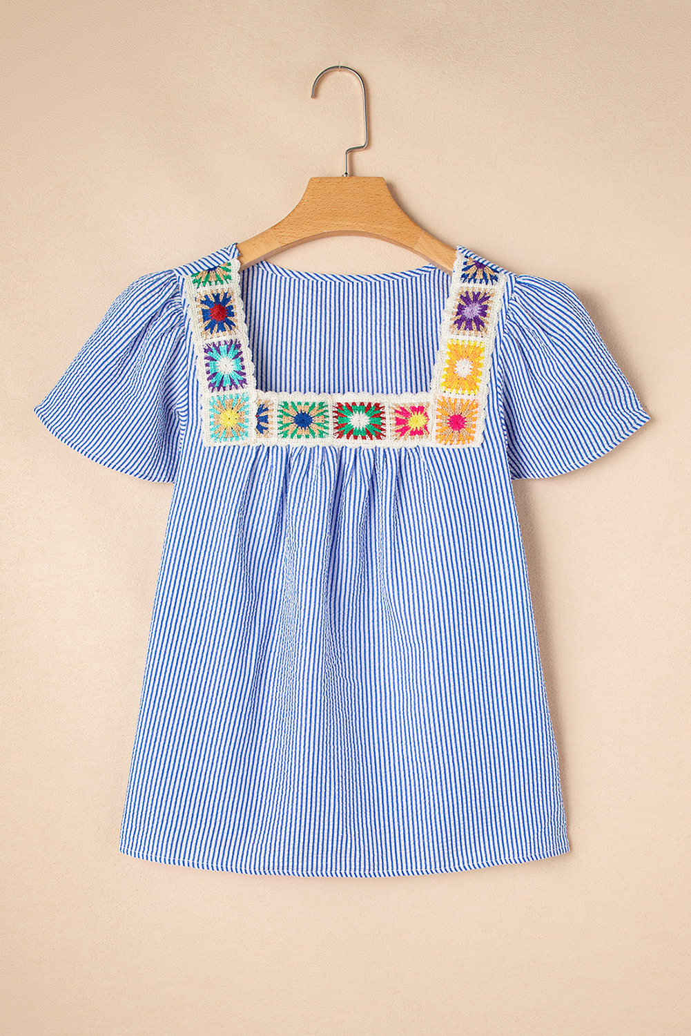 Embroidered Boho Top