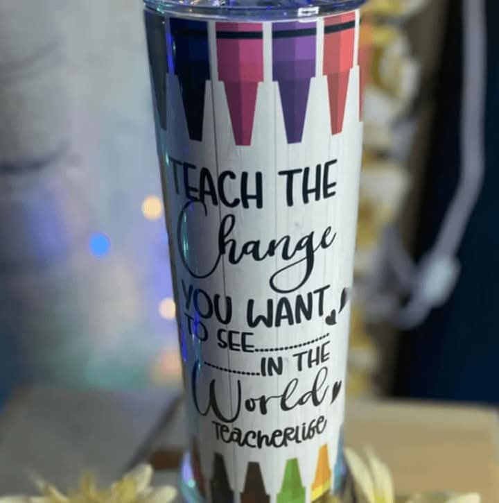 Inspirational Teacher Tumbler