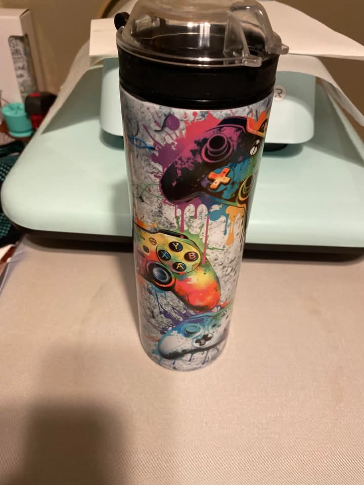Colorful Gaming Thermos Bottle