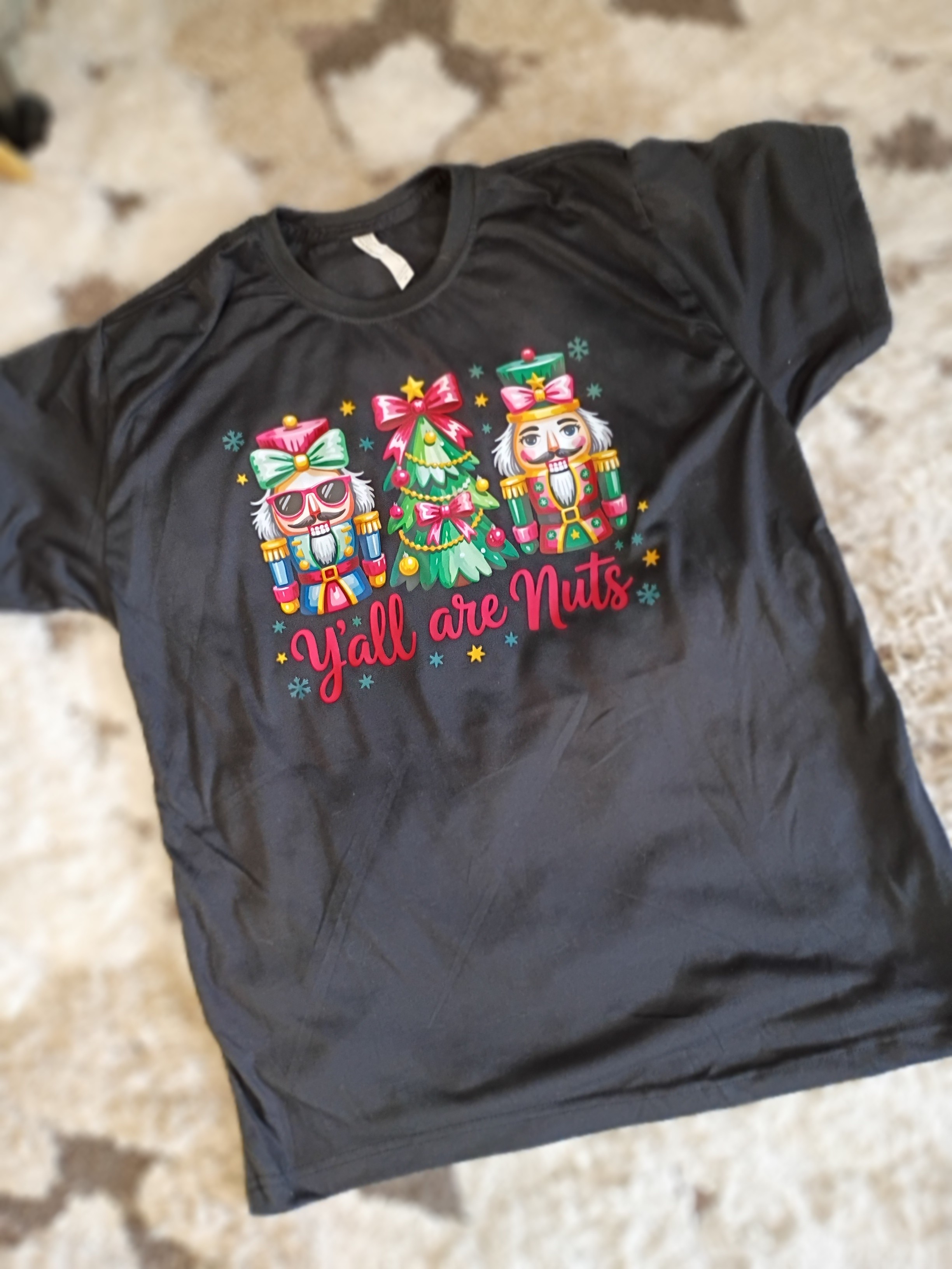 Y'all Are Nuts Christmas T-shirt