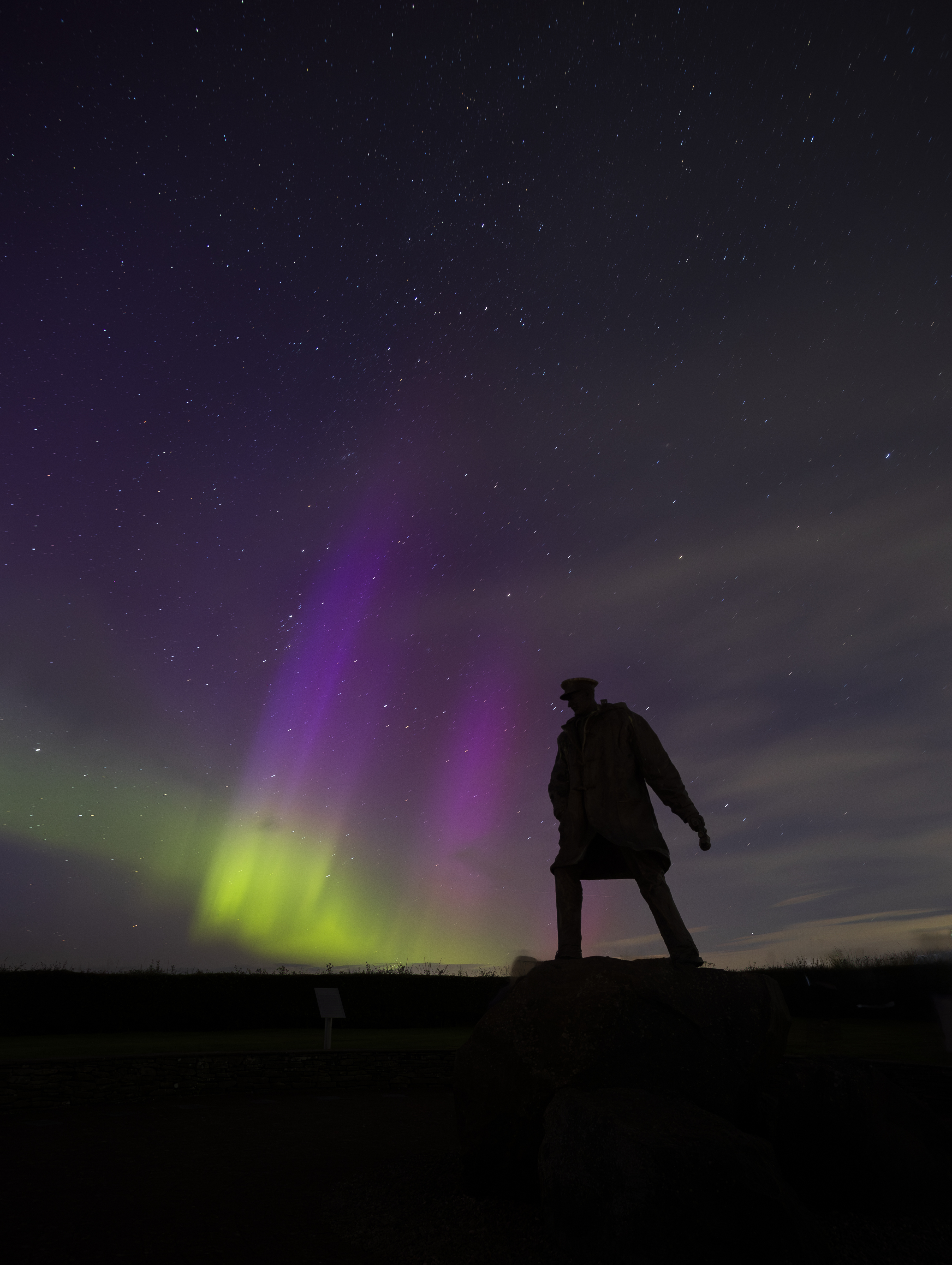 Aurora Pillers at Sir David Striling Memorial
