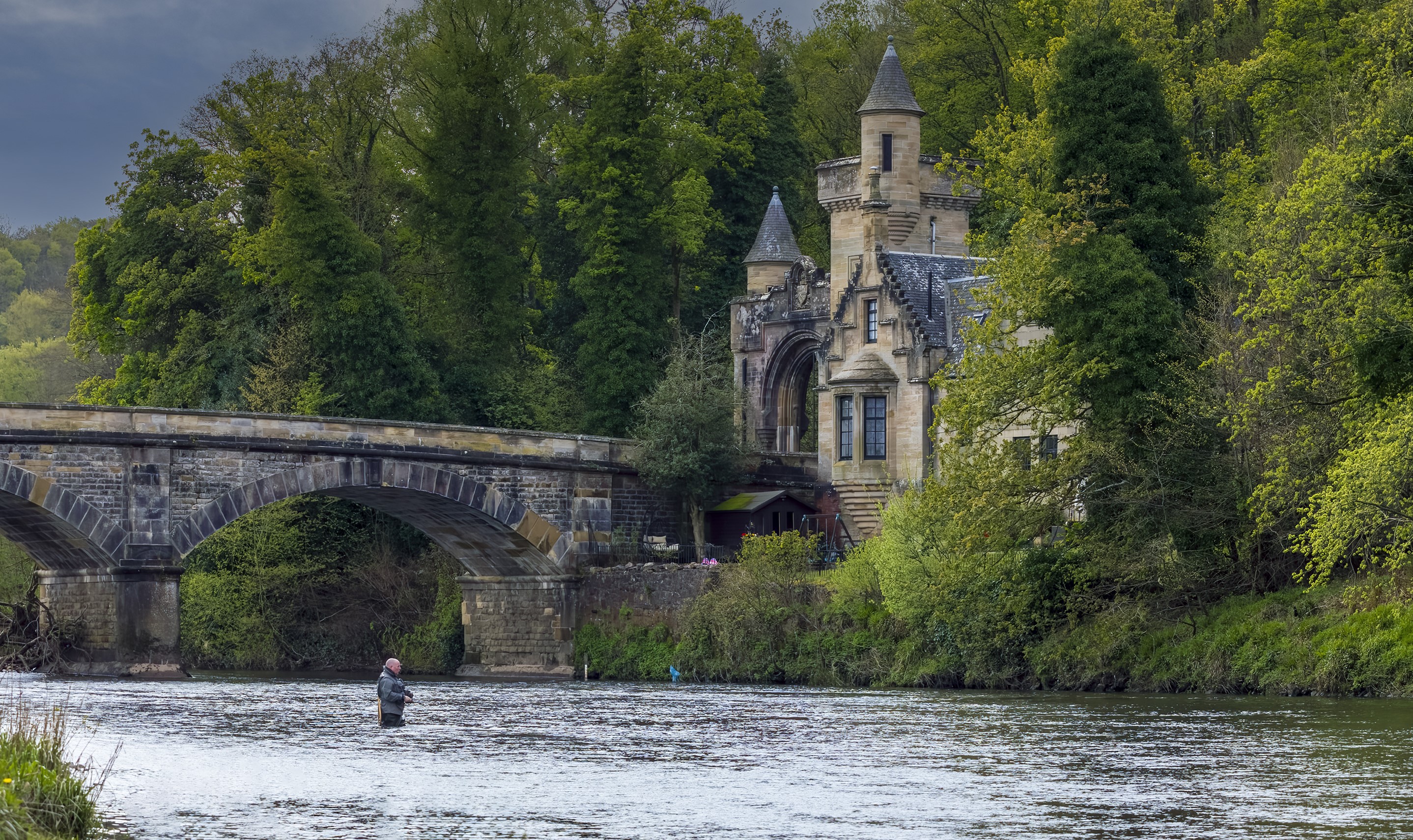 Fly Fishing at Mauldslie Bridge