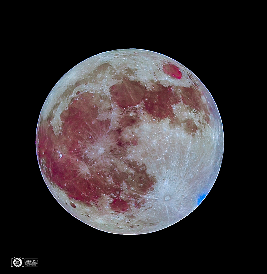 Pink Mineral Moon from April 2024