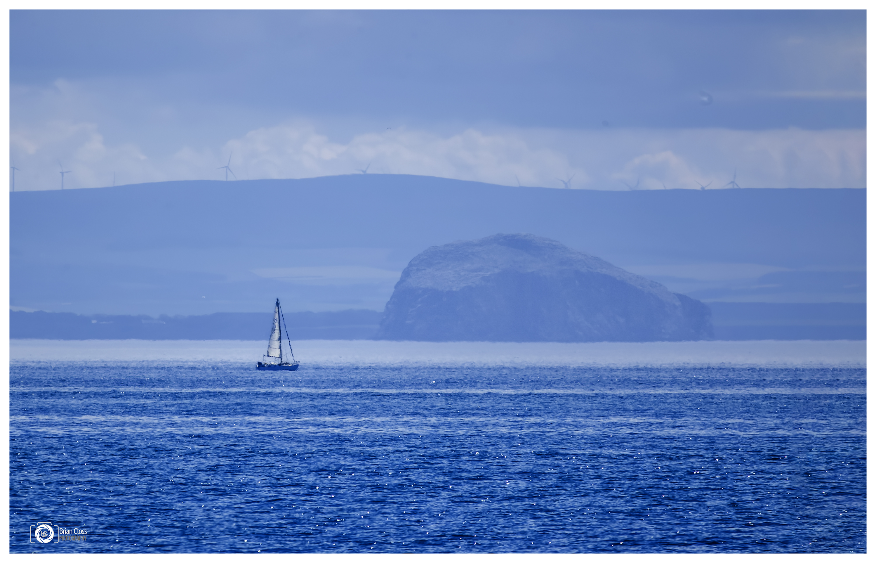 Sailing past Bass Rock