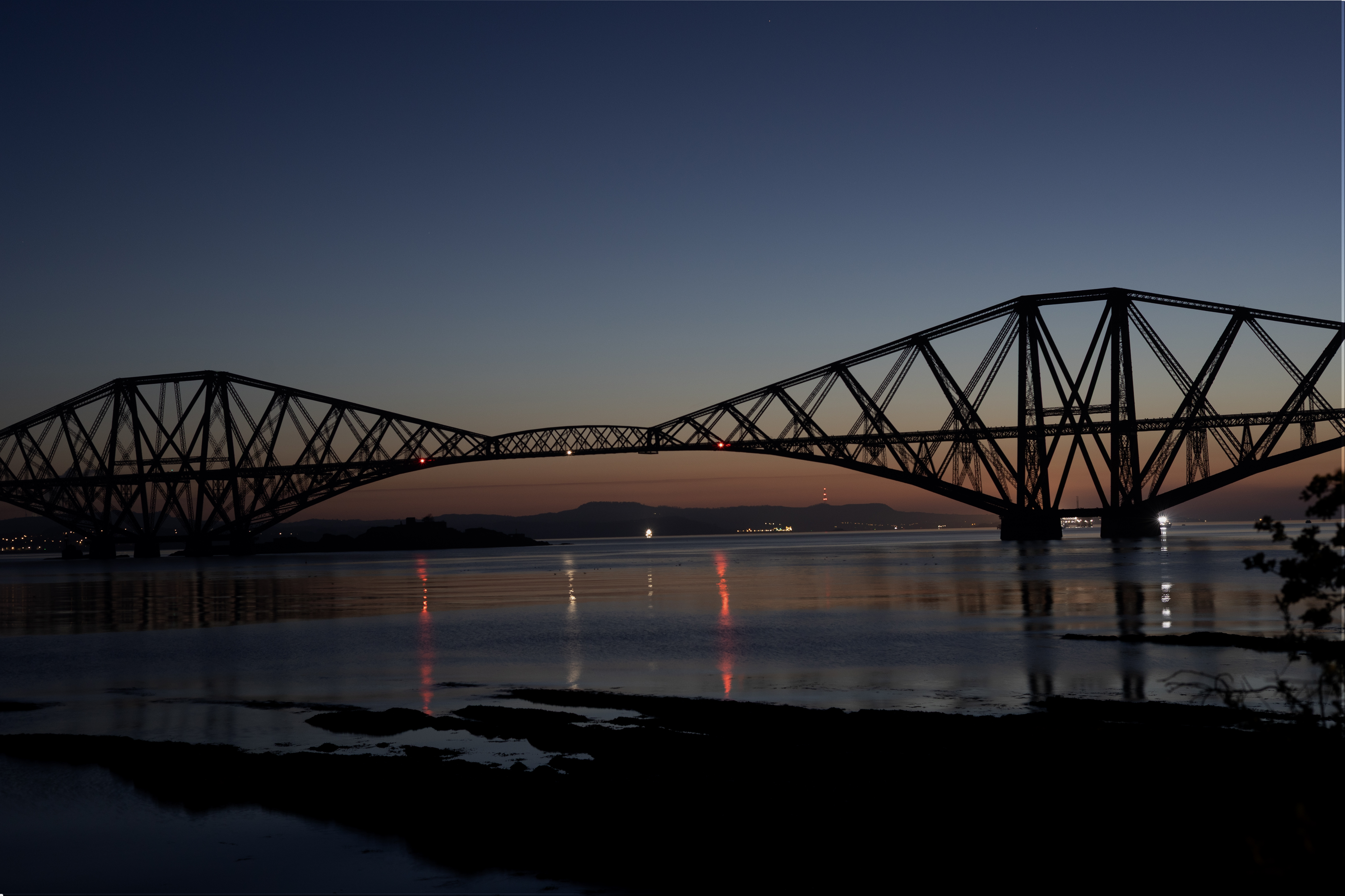 Sunrise at the UNESCO Heritage Forth Rail Bridge