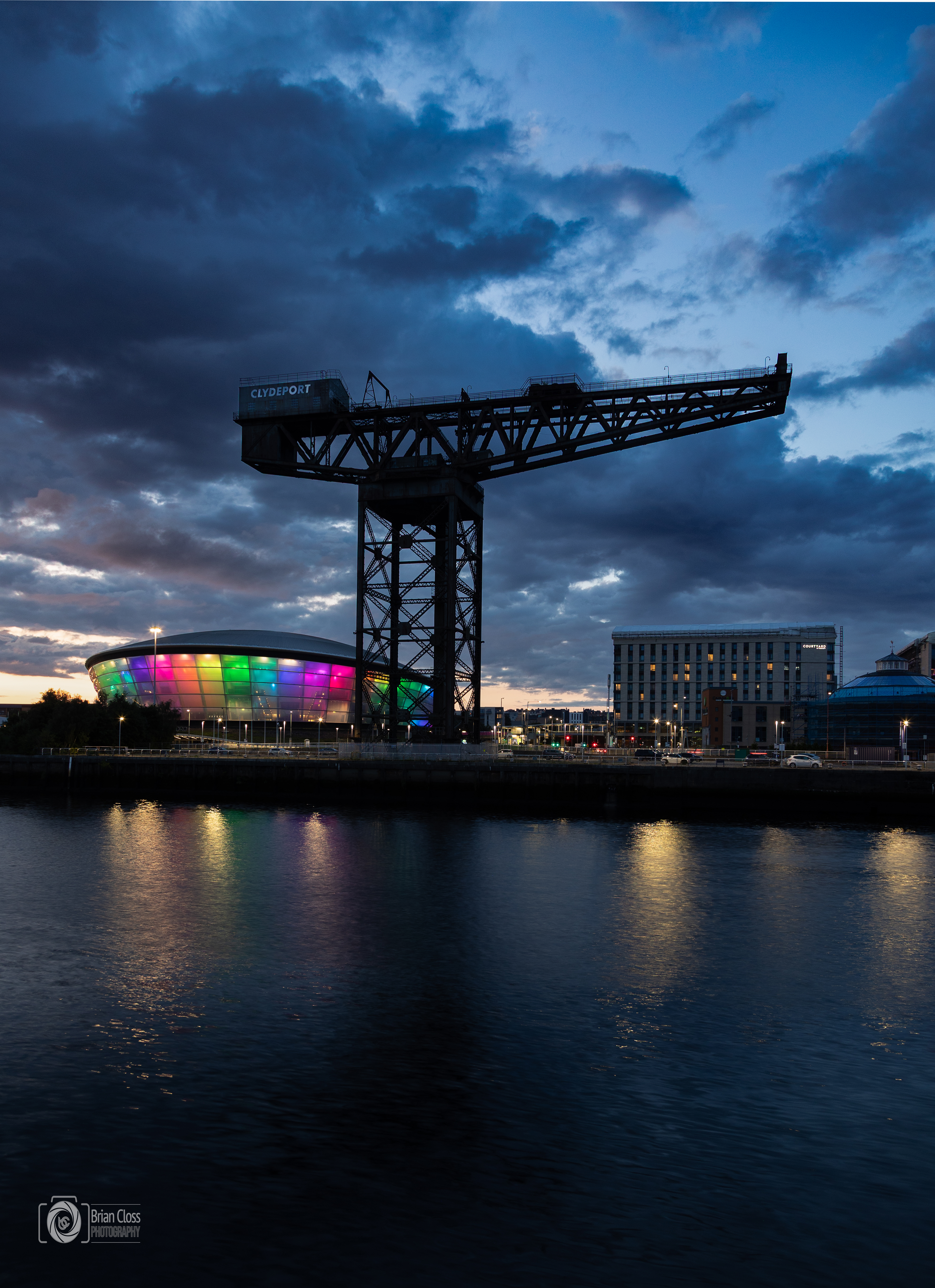 Glasgow Waterfront at Night
