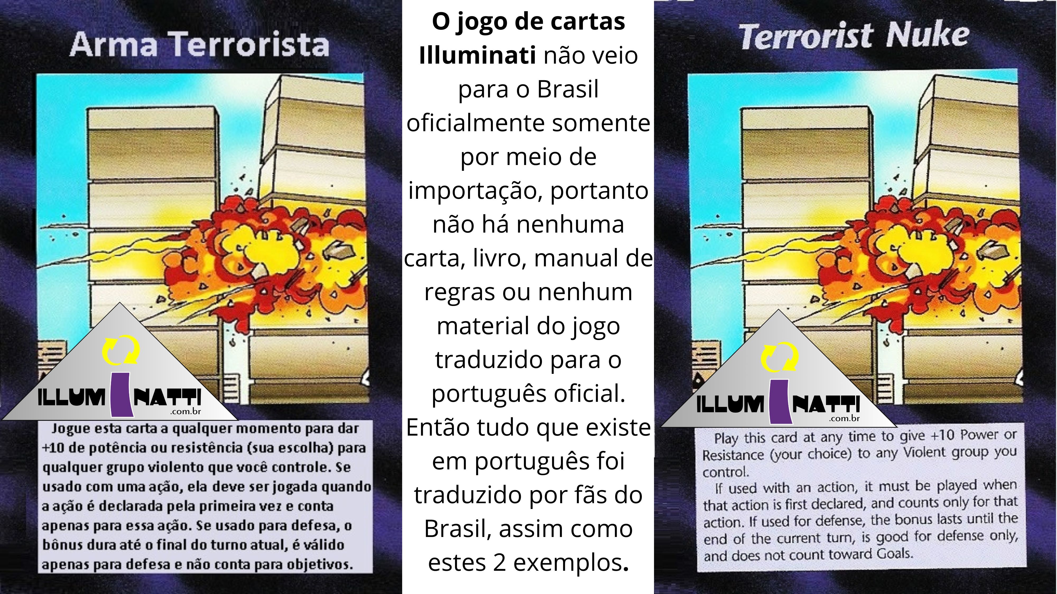 Kit 1 Jogo De Cartas Digital Illuminati + Livros + 5 Bônus